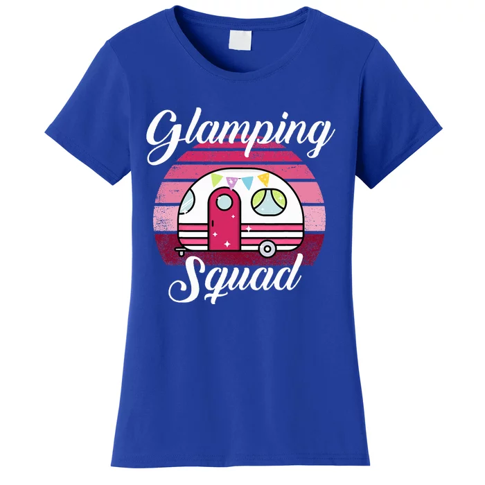 Glamping Squad Glamping Party RV Motorhome Camping Women's T-Shirt