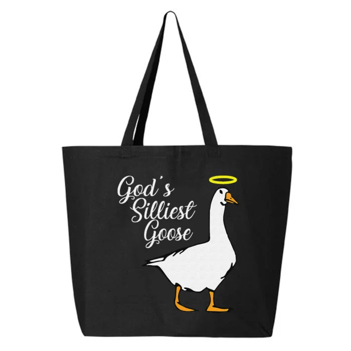 God's Silliest Goose God's Silliest Goose Duck Funny 25L Jumbo Tote