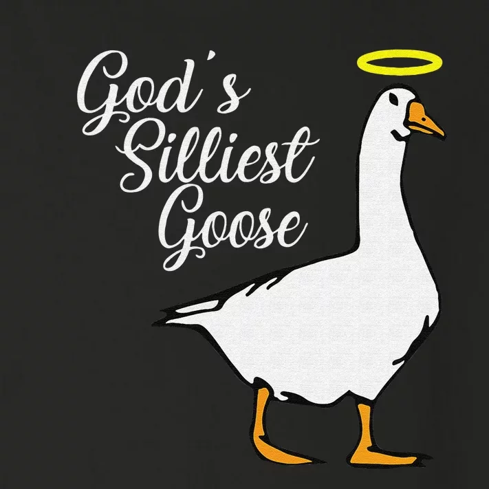 God's Silliest Goose God's Silliest Goose Duck Funny Toddler Long Sleeve Shirt