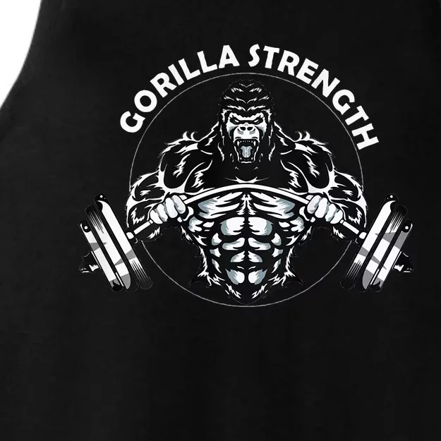 Gorilla Strength Ladies Tri-Blend Wicking Tank