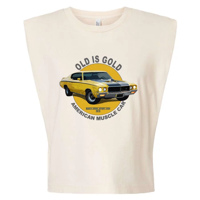 Gran Sport Gsx American Muscle Car 60s 70s Garment-Dyed Women's Muscle Tee