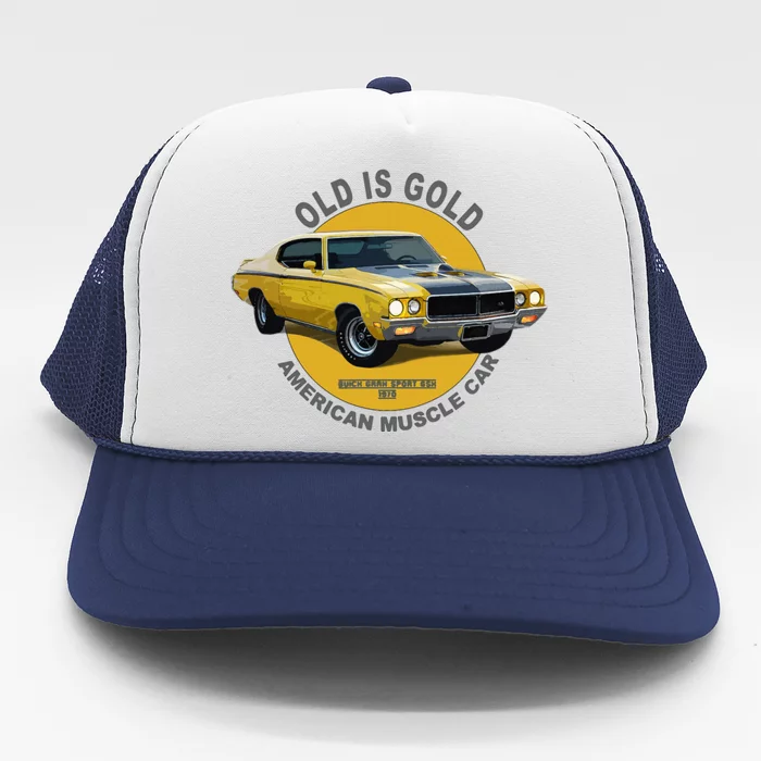 Gran Sport Gsx American Muscle Car 60s 70s Trucker Hat