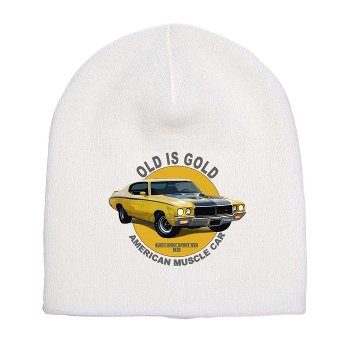 Gran Sport Gsx American Muscle Car 60s 70s Short Acrylic Beanie