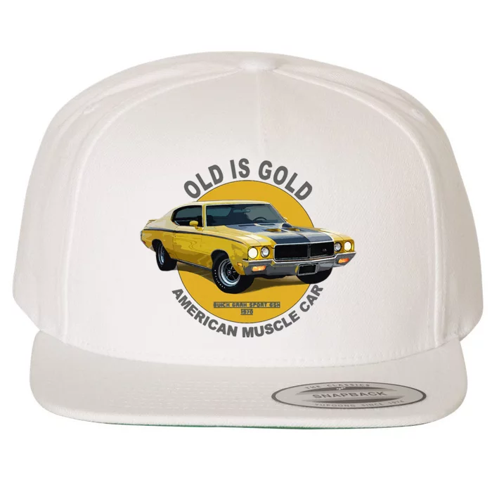 Gran Sport Gsx American Muscle Car 60s 70s Wool Snapback Cap