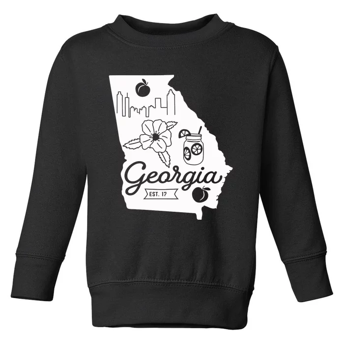 Georgia State Toddler Sweatshirt