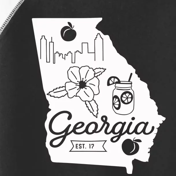 Georgia State Toddler Fine Jersey T-Shirt