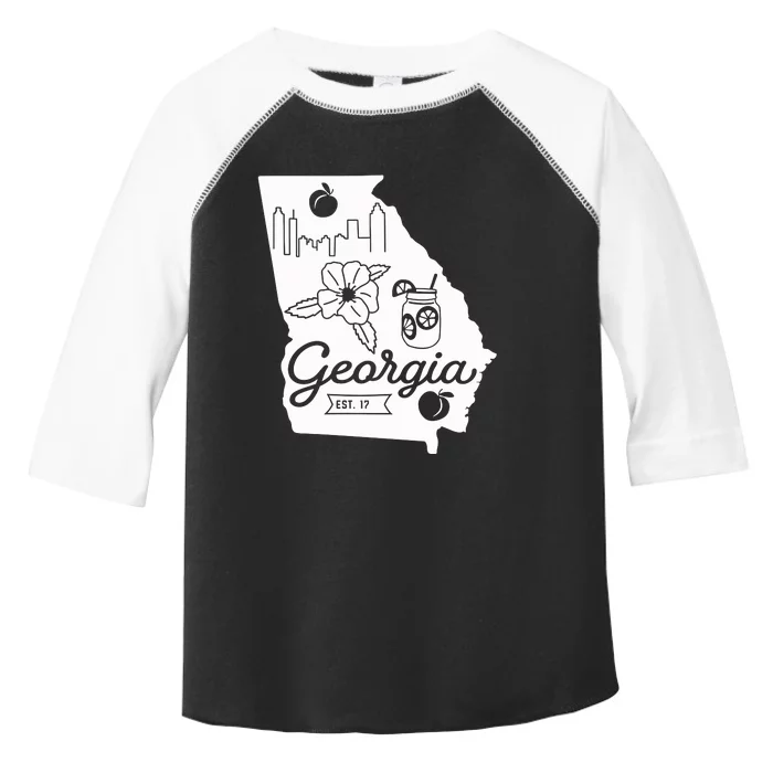 Georgia State Toddler Fine Jersey T-Shirt