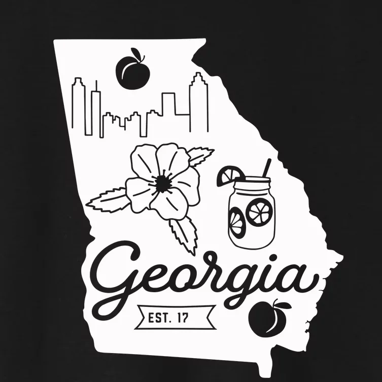 Georgia State Women's Crop Top Tee