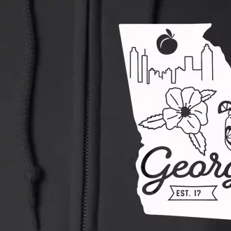 Georgia State Full Zip Hoodie