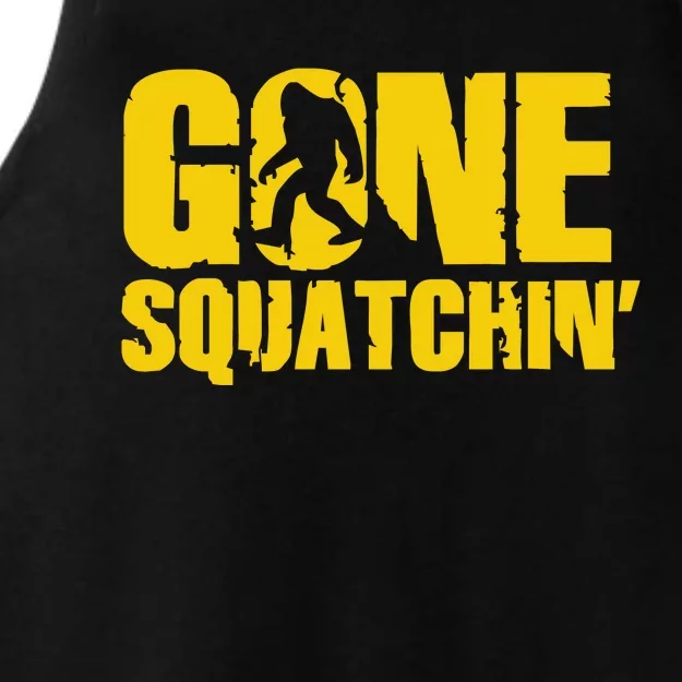 Gone Squatchin Ladies Tri-Blend Wicking Tank