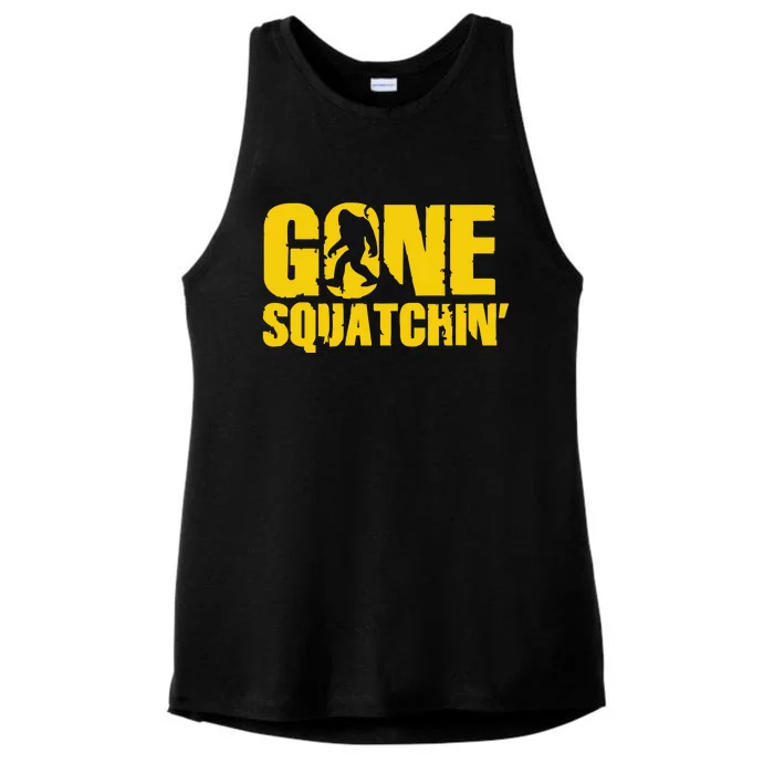 Gone Squatchin Ladies Tri-Blend Wicking Tank