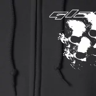 Glareworld Store Glare Skull Full Zip Hoodie