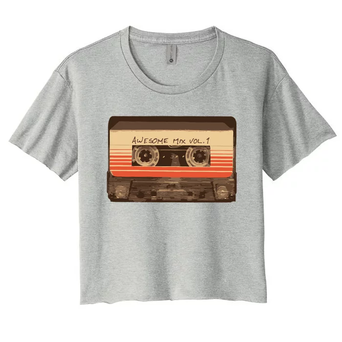 Galactic Soundtrack Women's Crop Top Tee