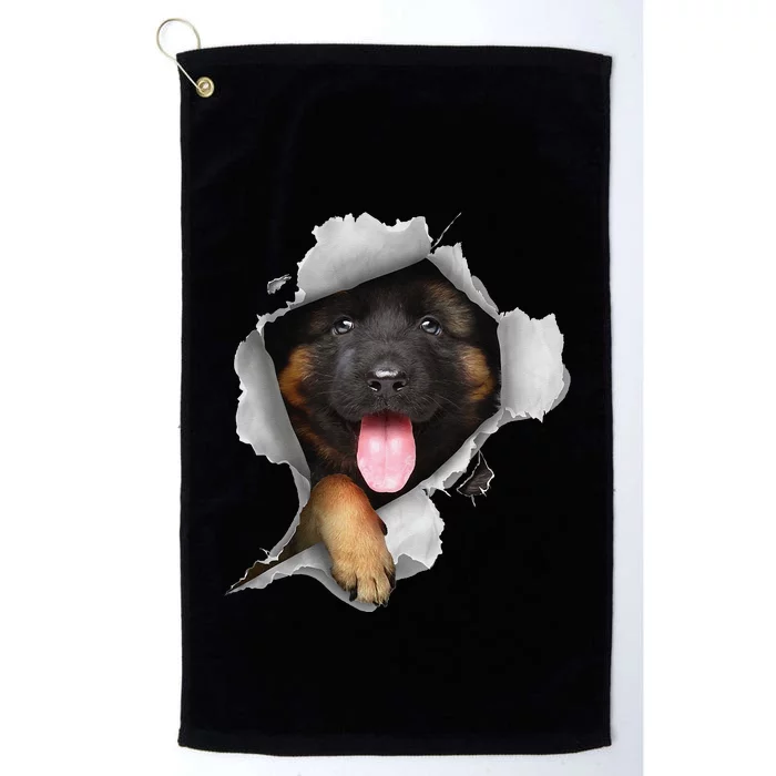 German Shepherd German Shepherd Dog Platinum Collection Golf Towel