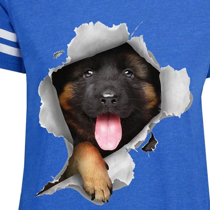 German Shepherd German Shepherd Dog Enza Ladies Jersey Football T-Shirt