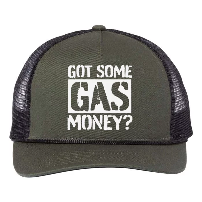 Got Some Gas Money Funny Inflated Gas Prices Retro Rope Trucker Hat Cap