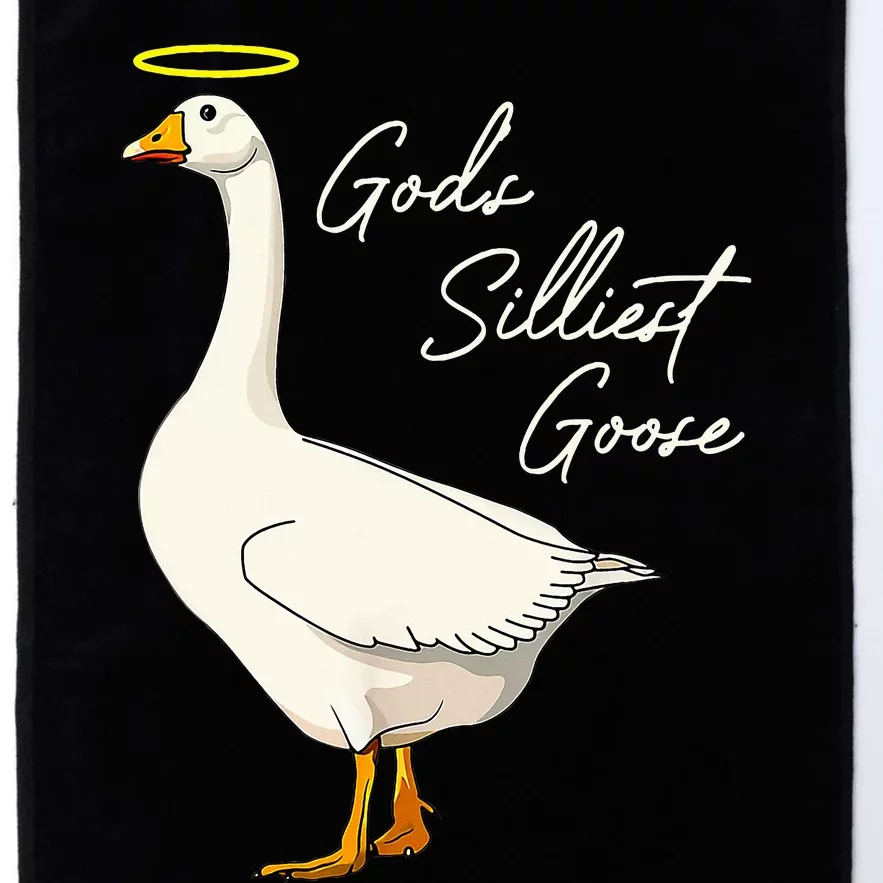 Gods Silliest Goose Gods Silliest Goose Duck Platinum Collection Golf Towel