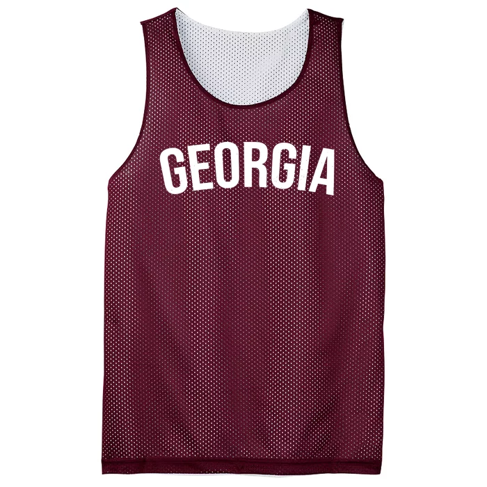 Georgia State Mesh Reversible Basketball Jersey Tank