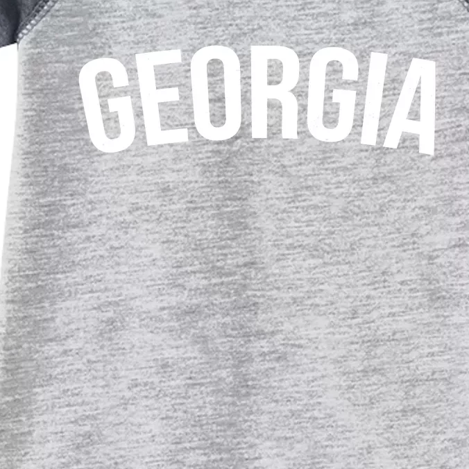 Georgia State Infant Baby Jersey Bodysuit