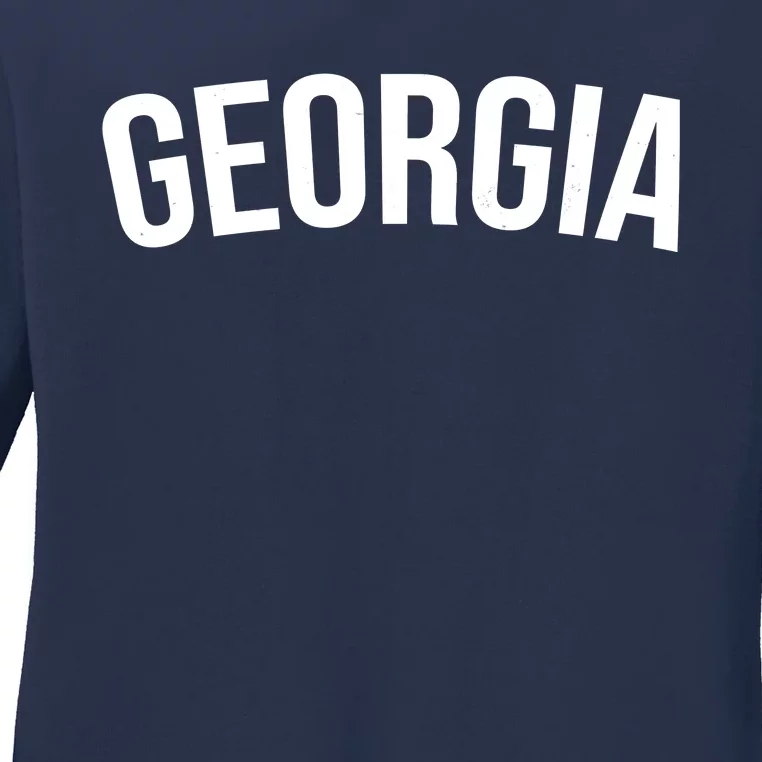 Georgia State Ladies Long Sleeve Shirt