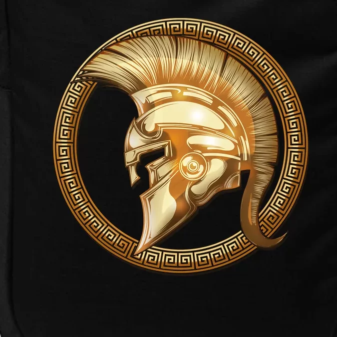 Golden Spartan Gladiator Warrior Helmet Impact Tech Backpack