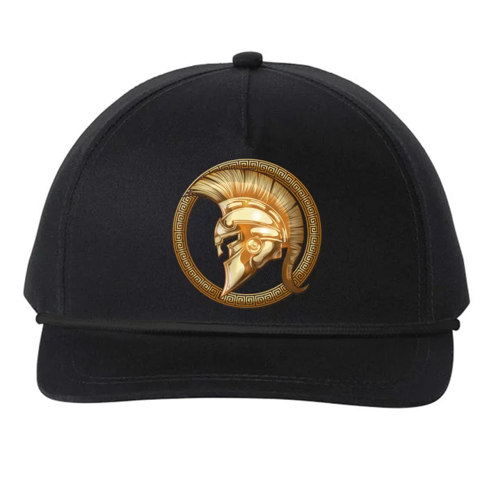 Golden Spartan Gladiator Warrior Helmet Snapback Five-Panel Rope Hat