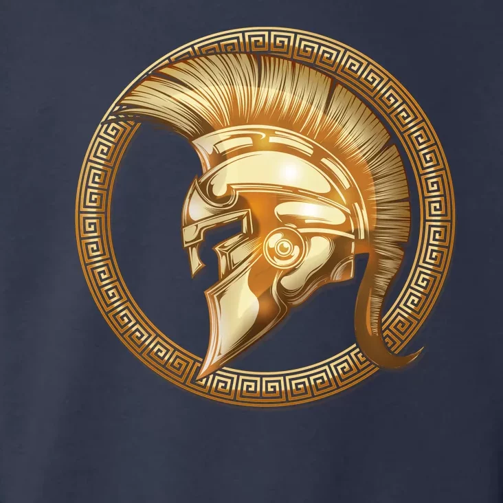 Golden Spartan Gladiator Warrior Helmet Toddler Hoodie