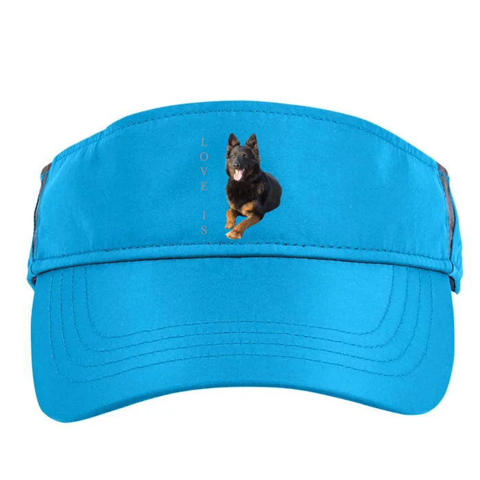 Ger Shepherd Gift Love Dog Mom Dad Gift Adult Drive Performance Visor