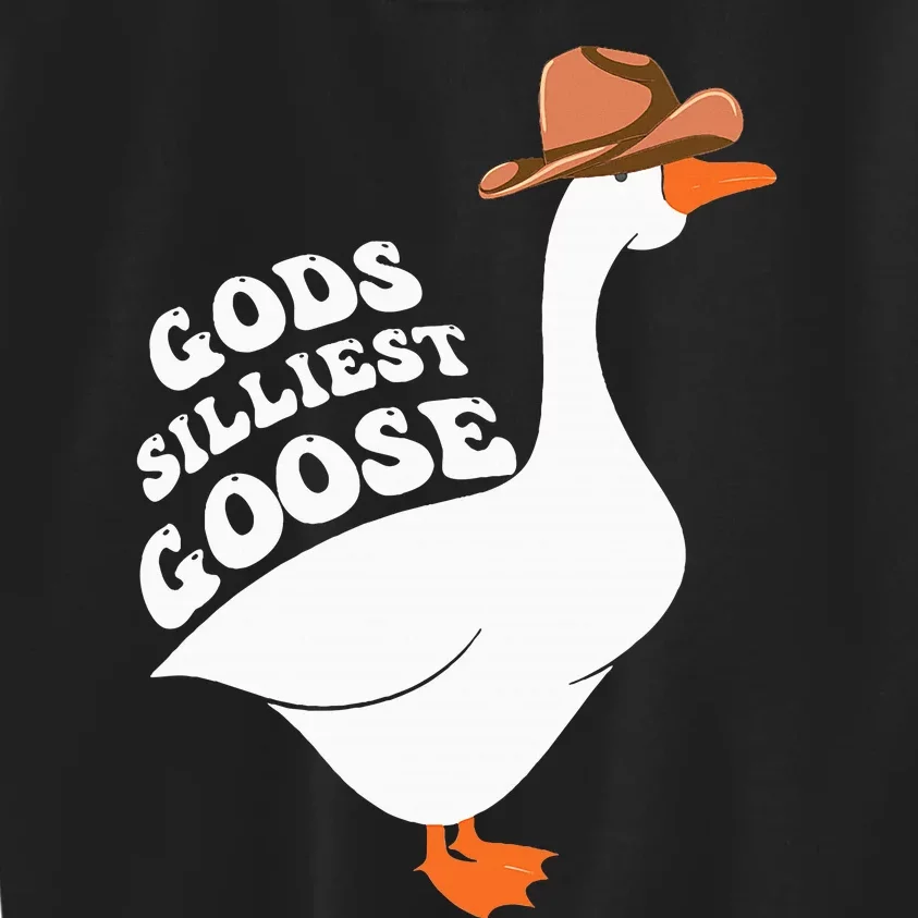 Gods Silliest Goose Kids Sweatshirt