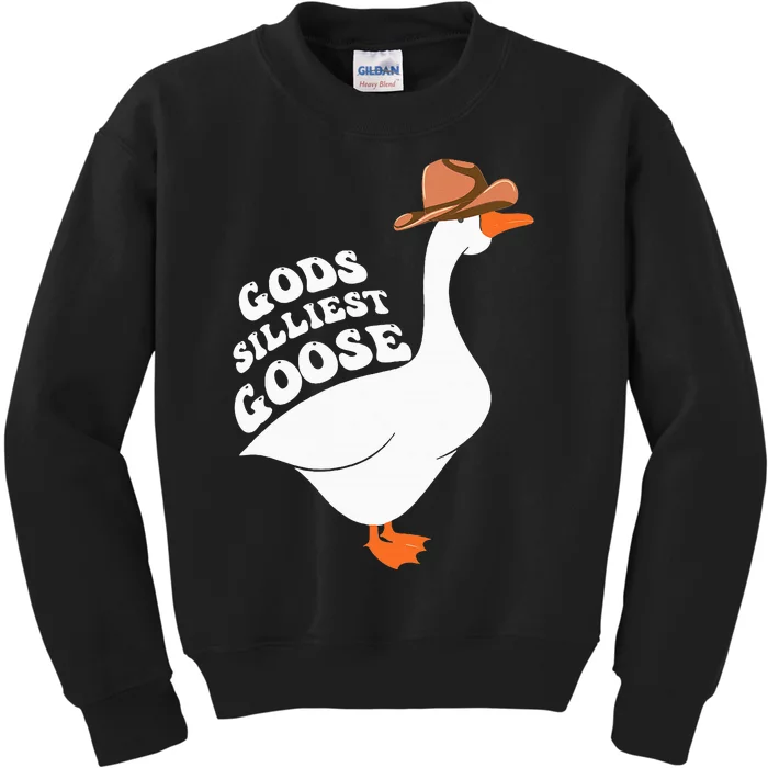 Gods Silliest Goose Kids Sweatshirt