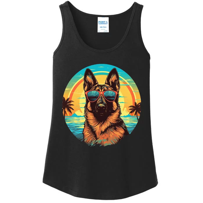 German Shepherd Ladies Essential Tank