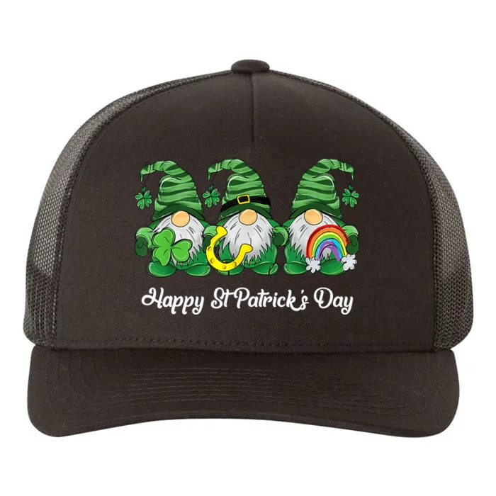 Green Sweater Gnome St. Patrick's Day Irish Gnome Yupoong Adult 5-Panel Trucker Hat