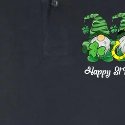 Green Sweater Gnome St. Patrick's Day Irish Gnome Softstyle Adult Sport Polo