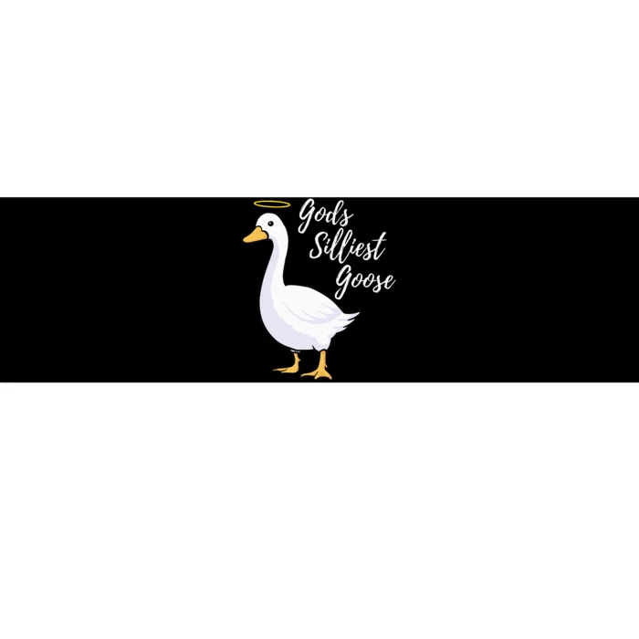 Gods Silliest Goose Bumper Sticker