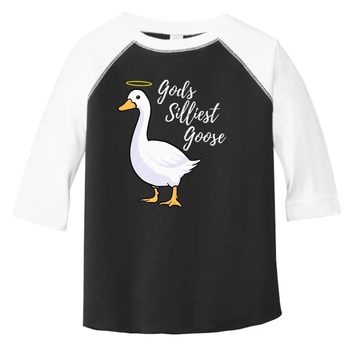 Gods Silliest Goose Toddler Fine Jersey T-Shirt