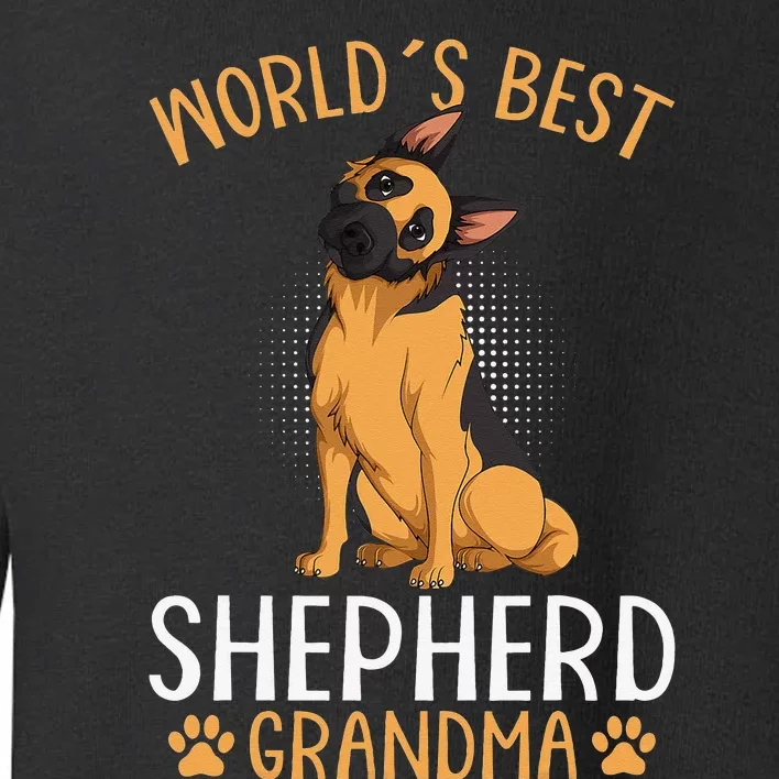 German Shepherd Grandma Dog Toddler Sweatshirt