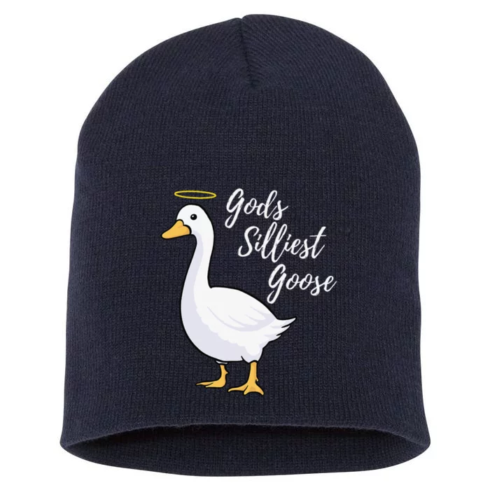 Gods Silliest Goose Short Acrylic Beanie