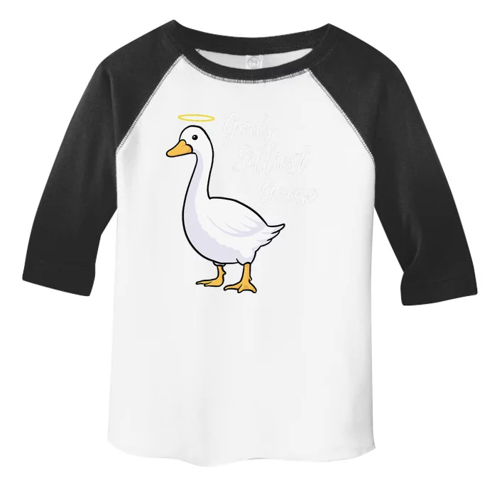 Gods Silliest Goose Toddler Fine Jersey T-Shirt