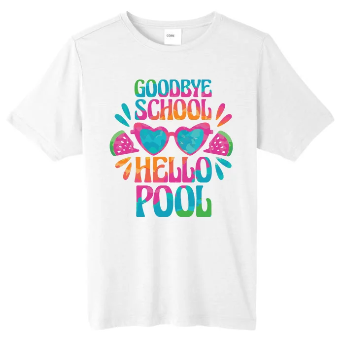 Goodbye School Hello Pool Summer ChromaSoft Performance T-Shirt