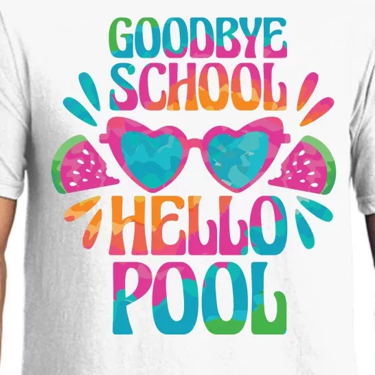 Goodbye School Hello Pool Summer Pajama Set