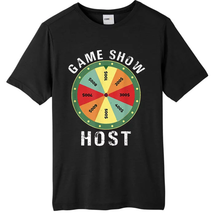 Game Show Host Trivia Board Game Night Questions Vintage ChromaSoft Performance T-Shirt