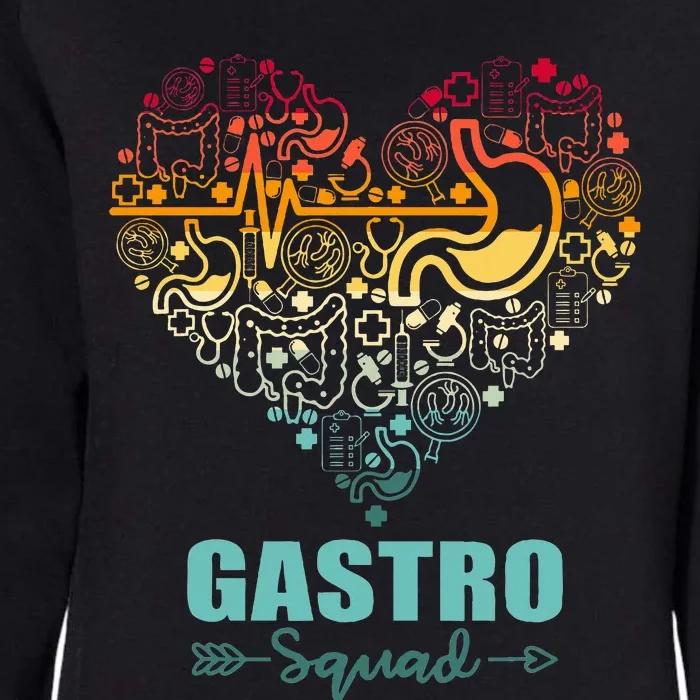 Gastro Squad Heart Funny Gastroenterology Team Womens California Wash Sweatshirt