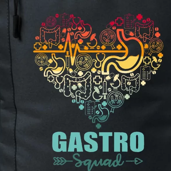 Gastro Squad Heart Funny Gastroenterology Team Daily Commute Backpack