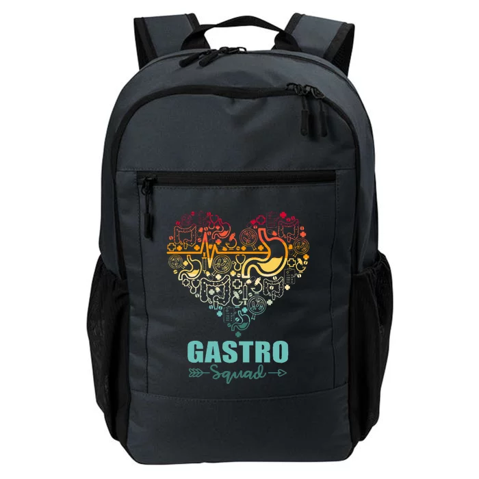 Gastro Squad Heart Funny Gastroenterology Team Daily Commute Backpack