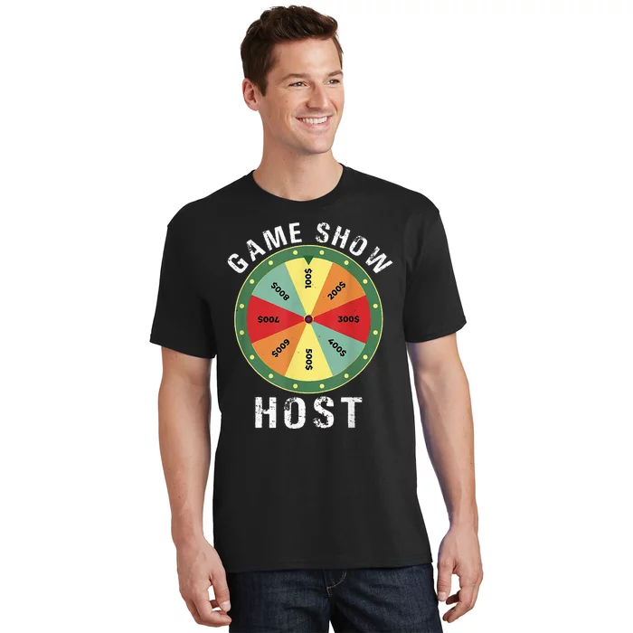 Game Show Host Trivia Board Game Night Questions Vintage T-Shirt