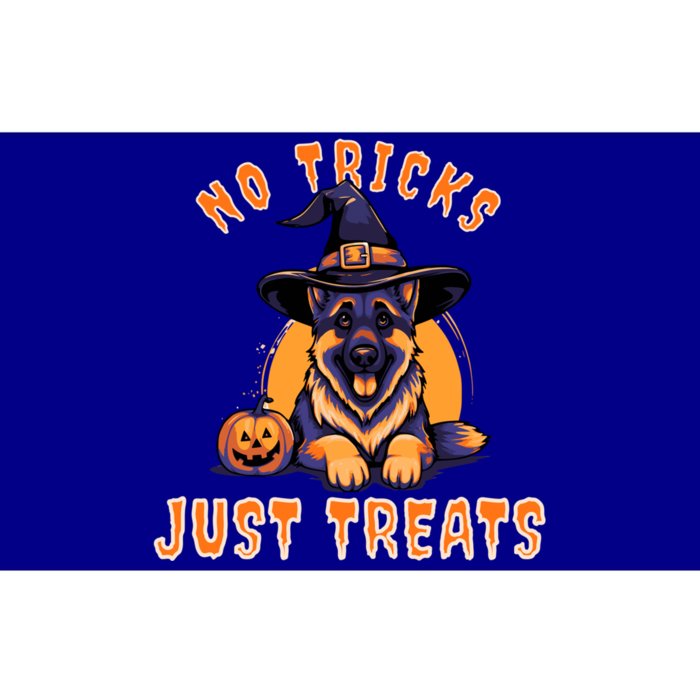 Ger Shepherd Halloween No Tricks Just Treats Great Gift Bumper Sticker