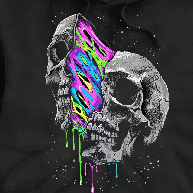 Galaxy Skull Halloween Tie Dye Hoodie