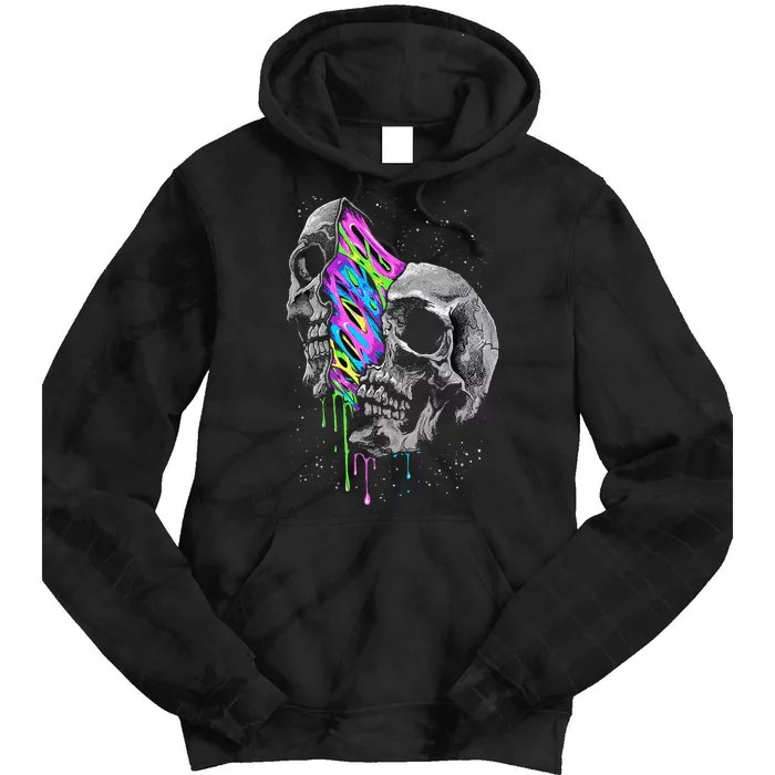 Galaxy Skull Halloween Tie Dye Hoodie