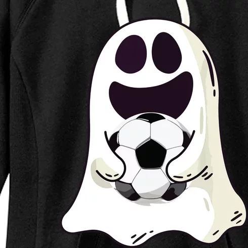 Ghost Soccer Halloween Costume Boy Gift Women's Fleece Hoodie