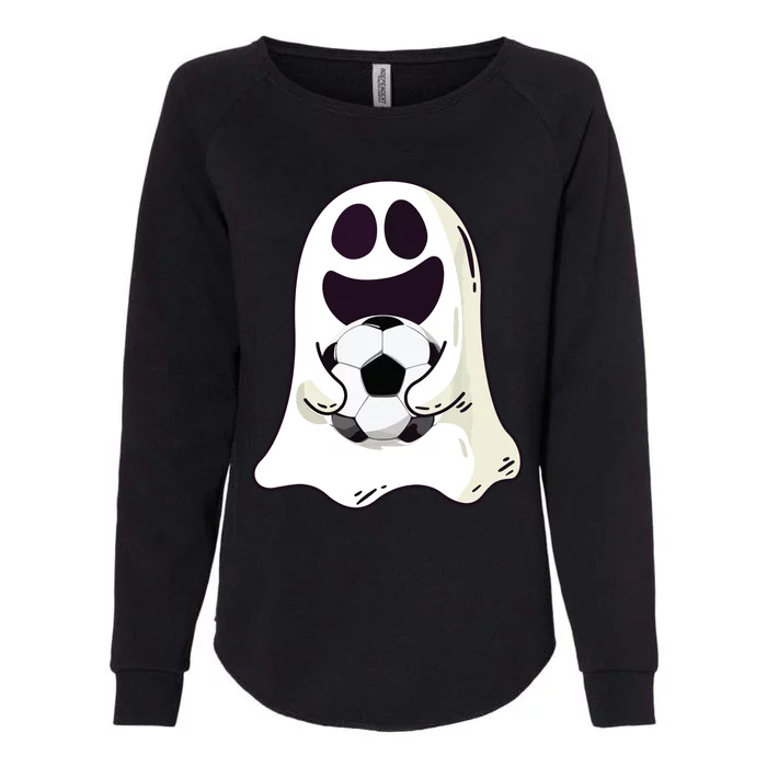 Ghost Soccer Halloween Costume Boy Gift Womens California Wash Sweatshirt